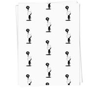 A1 'Character with Question Mark' Gift Wrap/Wrapping Paper Sheet (GI00101467)