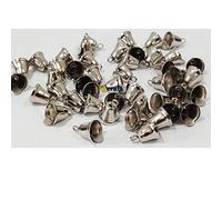 A1 Craft 8mm Silver Christmas Liberty Bell-Pack 25