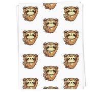 A1 'Cute Baby Sloth' Gift Wrap/Wrapping Paper Sheet (GI00110513)