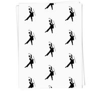 A1 'Dancing Man' Gift Wrap/Wrapping Paper Sheet (GI00108263)
