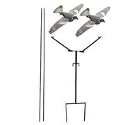 A1 Decoy Pigeon Bouncer Twin Dual Pole Kit Shooting (Twin Boucher + 2 Proflaps)