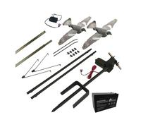 A1 Decoy Professional Mega Magnet 2 Arm Including 2 Pro Flap Pigeon Decoys, Speed Controller and 7AH Battery