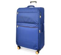 A1 FASHION GOODS Premium Soft Shell Lightweight Expandable Suitcases with Secure Lock 4 Wheel Luggage Travel Bags Airflex (Blue, X-Large Checkin Size 32")