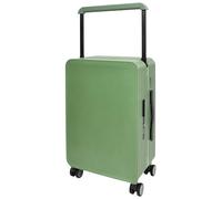 A1 FASHION GOODS Smart Luggage Carry-On Suitcase 4 Wheels Hard Shell USB Port TSA Lock Travel Trolley Bag Savant (Green)