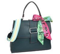 A1 FASHION GOODS Tote Bag for Women Faux Leather Top Handle Casual Outgoing Handbag A897 (Green)