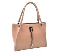 A1 FASHION GOODS Womens Leather Shoulder Bag Large Size Work Casual Outgoing Exclusive Handbag A563 (Taupe)