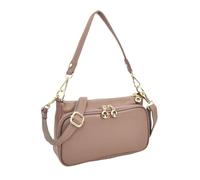 A1 FASHION GOODS Women's Small Genuine Leather Shoulder Crossbody Bag Clara | Multiple Zip Compartments, Gold-Tone Hardware, Adjustable Strap, Everyday & Travel Use, 4 Colour Options