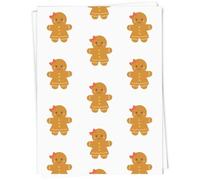 A1 'Gingerbread Woman' Gift Wrap/Wrapping Paper Sheet (GI00111159)