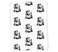 A1 'Girl Drinking Champagne' Gift Wrap/Wrapping Paper Sheet (GI00108347)