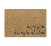 A1 Graphics Ltd Brush Door Mat Hope You Brought Alcohol Front Door Mat First Home Couple's Gift