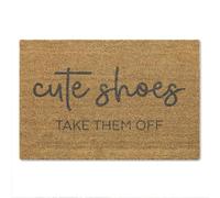 A1 Graphics Ltd Cute Shoes Take Them Off Doormat Funny Entryway Mat, Modern Home Décor, Humorous Front Door Gift