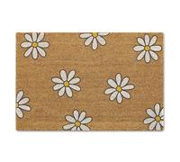 A1 Graphics Ltd Daisy Flowers Brush Doormat Printed Door Mat Floral Welcome Mat Daisy Door Mat Spring Home Gift Housewarming Gift Front Door Entrance Mat