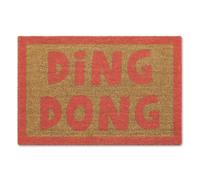 A1 Graphics Ltd Ding Dong Brush Doormat Printed Door Mat Funny Welcome Mat First Home Couples Housewarming Gift