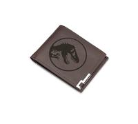 A1 Graphics Ltd Dinosaur Wallet Vegan Leather Black Brown Grey Leather Jurassic Era Wallet Gift for Prehistoric Fans (Brown)