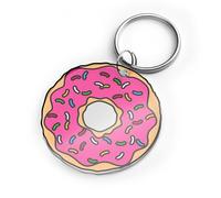 A1 Graphics Ltd Donut Keyring - Cute Acrylic Keychain for Sweet Lovers, Fun Foodie Gift
