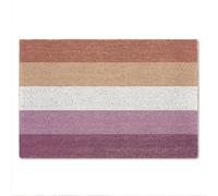 A1 Graphics Ltd Lesbian Flag Door Mat Doormat Indoor Front Welcome Entrance Coir Mat