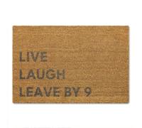 A1 Graphics Ltd Live Laugh Leave By 9 Brush Door Mat Front Door Mat Funny Doormat First Home Couples Gift
