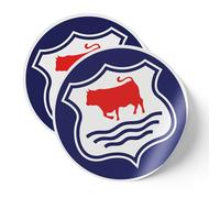 A1 Graphics Ltd Morris Badge Sticker 2x Classic Car Vinyl Decals Oxford Minor, Marina, Traveller Official Licensed Product (100mm)
