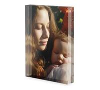 A1 Graphics Ltd Personalised Photo Print Acrylic Block Plaque Your Image Printed Free Standing Picture Ornament A4 (210mm x 297mm) Gift for Birthdays, Anniversaries, Memorials & Special Occasions