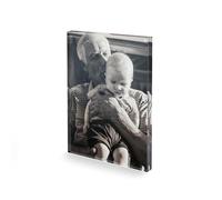 A1 Graphics Ltd Personalised Photo Print Acrylic Block Plaque Your Image Printed Free Standing Picture Ornament A7 (75mm x 104mm) Gift for Birthdays, Anniversaries, Memorials & Special Occasions
