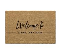 A1 Graphics Ltd Personalised Welcome Brush Door Mat Front Door Mat New Home Couple's Gift Family Name