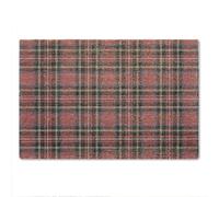 A1 Graphics Ltd Tartan Brush Door Mat Printed First Home Couple's Gift Couple's Home Scottish Themed Doormat