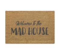 A1 Graphics Ltd Welcome to the Madhouse Brush Door Mat Front Door Mat Funny Doormat First Home Couples Gift