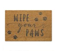 A1 Graphics Ltd Wipe Your Paws Doormat Cute Pet Doormat for Dog & Cat Owners, Funny Animal Lover Gift