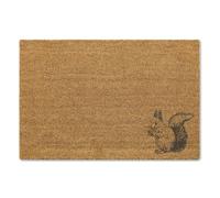 A1 Graphics Ltd Woodland Squirrel Brush Doormat Printed Door Mat Novelty Wildlife Welcome Mat