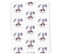 A1 'Happy Birthday Eighteen' Gift Wrap/Wrapping Paper Sheet (GI00106811)