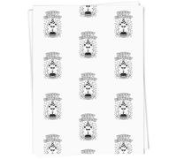 A1 'Happy Birthday Frog' Gift Wrap/Wrapping Paper Sheet (GI00111079)
