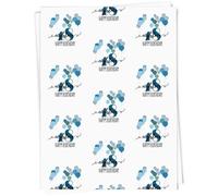 A1 'Happy Eighteenth Birthday' Gift Wrap/Wrapping Paper Sheet (GI00106809)