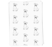A1 'Happy Pit Bull Terrier' Gift Wrap/Wrapping Paper Sheet (GI00107539)