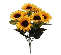 A1-Homes Beautiful Artificial Sunflower Bush - Home Wedding Anniversary Grave (1)
