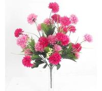 A1-Homes Gorgeous Artificial Mini Chrysanthemum bush with Leaves +35 flower heads (Pink)