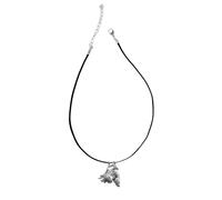 A1 Horse Head Pewter Pendant Necklace, Black Cord **21"**