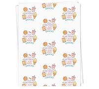 A1 'I'll Be Okay. I Just Need Snacks' Gift Wrap/Wrapping Paper Sheet (GI00109279)