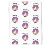 A1 'I'm not ghosting you I'm just shy' Gift Wrap/Wrapping Paper Sheet (GI00107335)