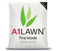 A1 Lawn - Fine Blade Grass Seed, 10kg (250m2) - Rye-free Germination Mix for Show Lawns and Fine Gardens for New Lawns & Overseeding - UK Premium Quality DEFRA Approved (AMPRO7)