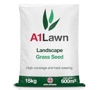 A1 Lawn, Landscape Grass Seed - High Coverage & Fast Growing, Hard-Wearing, Child & Pet Friendly, DEFRA Approved, 15kg