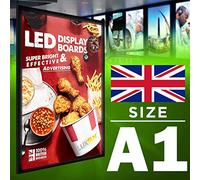 A1 | LED Illuminated Backlit Magnetic Frame Poster Display Light Box Menu Board