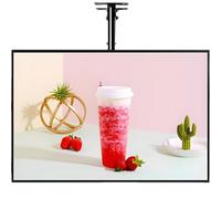 A1 Light Board LED Poster Frame - Ultra-Narrow Aluminum Design, Energy Saving, Includes Extendable Hanging Kit, Magnetic Graphic Swap For Fast Food Chains & Bakeries(1PC,60 * 80cm)