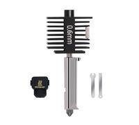 A1 Mini, A2L Upgrade Hotend Kit, 3D Printer Print Head Hot End Heating Block Kit with 0.6mm Hardened Steel Nozzle and Silicone socks for Bambu Lab A1/A1 Mini/A2L