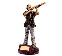 A1 PERSONALISED GIFTS Clay Pigeon Shooting Male Figure Trophies