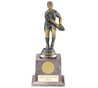 A1 PERSONALISED GIFTS Cyclone Silver Male Rugby Player Trophies