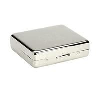 A1 PERSONALISED GIFTS Engraved Rectangle Silver Plated Pill/Tablet Box