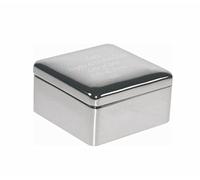 A1 PERSONALISED GIFTS Engraved Square Shaped Trinket Box Engraving Included!