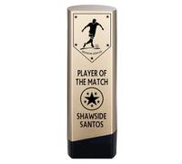 A1 PERSONALISED GIFTS Prime Player of the Match Football Trophies - Male Design