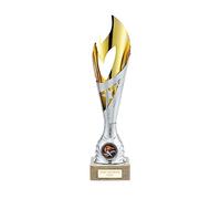 A1 PERSONALISED GIFTS Silver & Gold Inferno Modern Cup Trophies