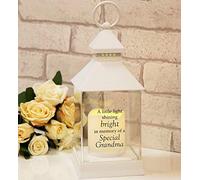 A1 PERSONALISED GIFTS Thoughts Of You Graveside Memorial Lantern - Grandma